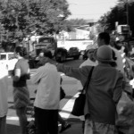 002 - 9AM - People in Brooklyn pointing at the sky