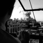 022 - 10.20AM - man watching north tower burning