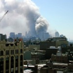 039 - 10.55AM - another building burns and throws more smoke in the air